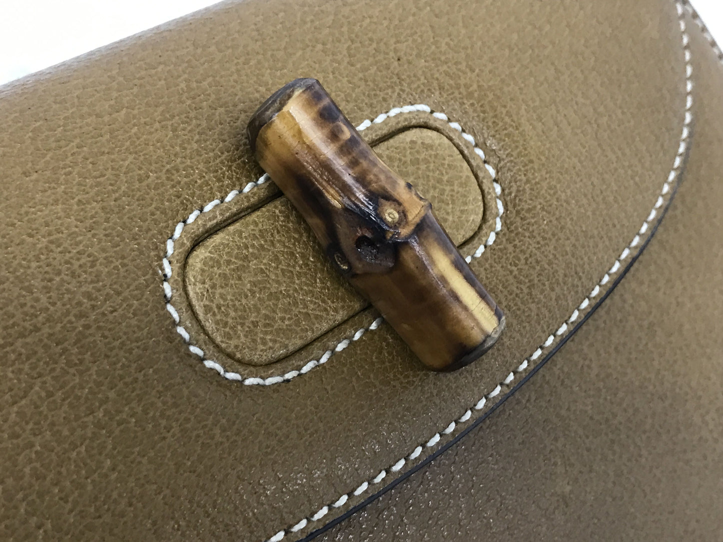 GUCCI VINTAGE 100% Authentic Genuine Iconic 1947 Bamboo Handle Shoulder Bag with Shoulder Strap, 2000's, Great Condition, Grade AB