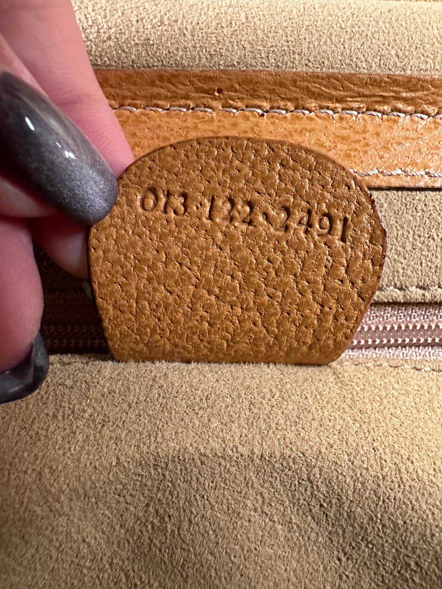 GUCCI VINTAGE 100% Authentic Genuine Leather Bamboo Two-way (Shoulder/Carry) Makeup Vanity Case Bag, Mustard Yellow, 1990's, Great Condition