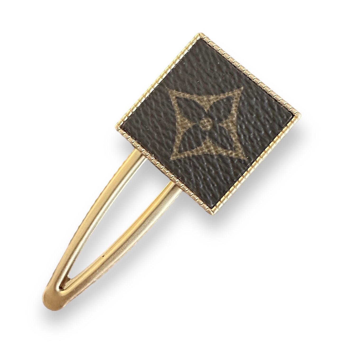 The Perfect gift for LV fan! Hair Clip Made with 100% Authentic Repurposed Vintage LOUIS VUITTON Monogram Canvas