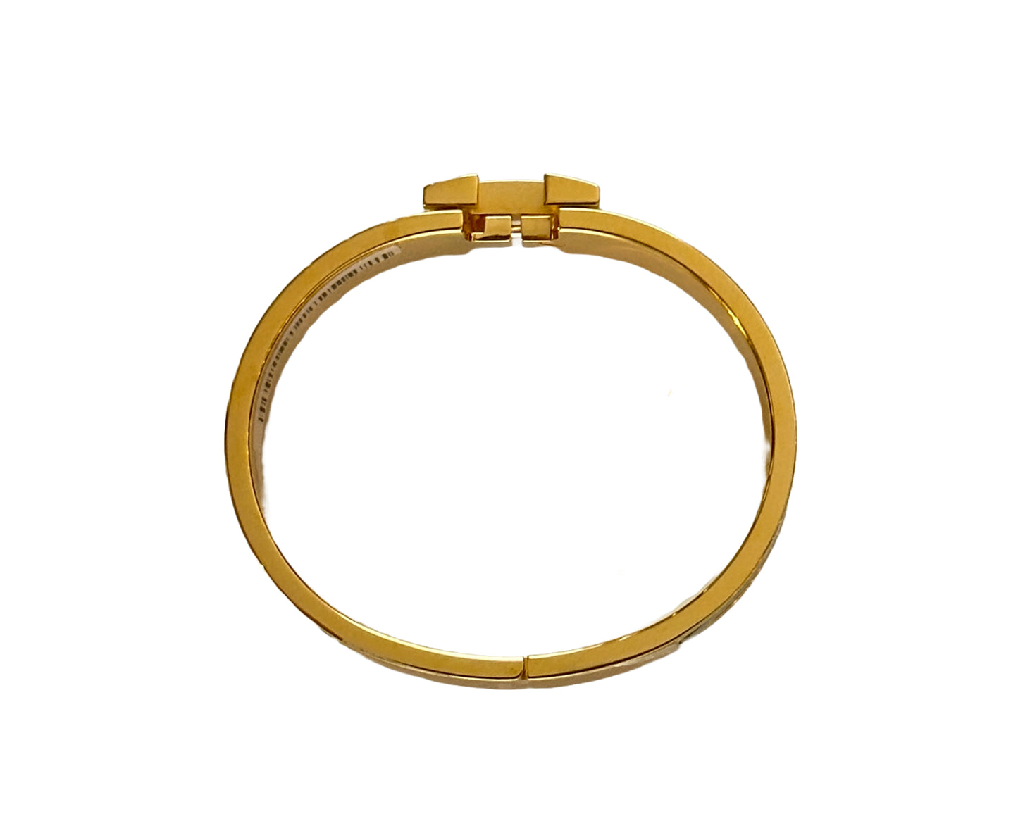 Hermes 100% Genuine Authentic Clic H Bangle Bracelet Colliers Et Chiens Brand New with Box