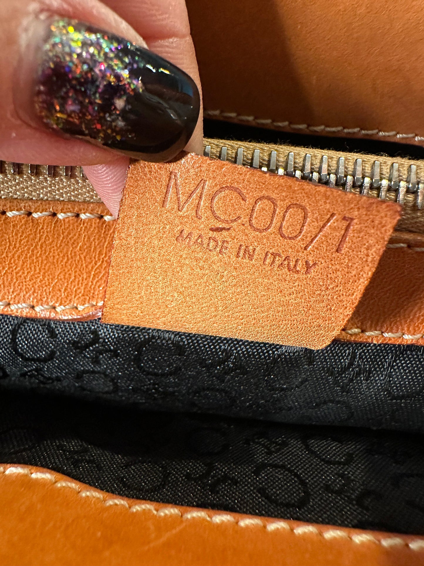 CELINE VINTAGE 100% Authentic Genuine, Double Handle Monogram Handbag, Black Suede, 1990's, Great Condition