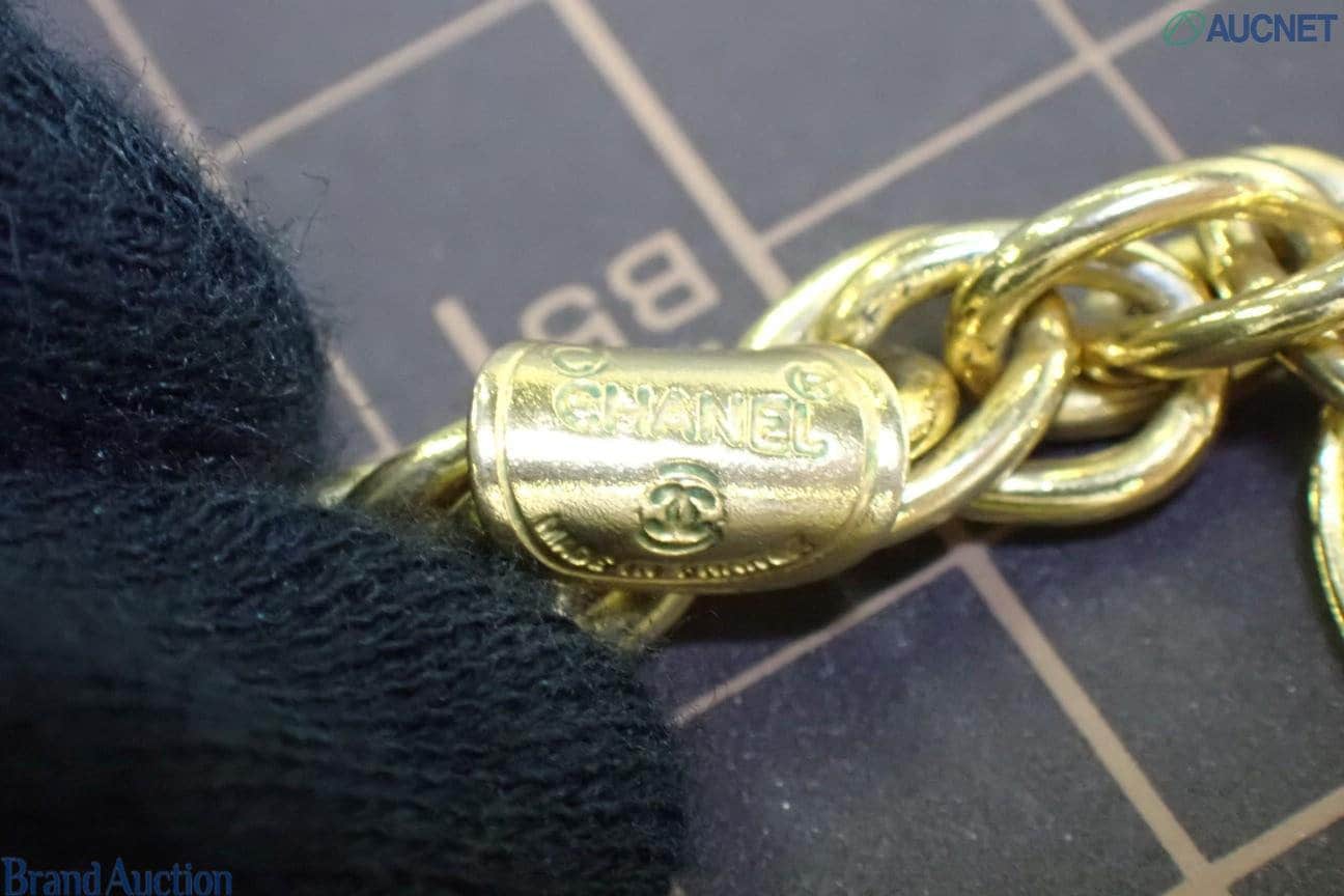 CHANEL VINTAGE 100% Authentic Genuine Coco Girl Charm Double-sided Necklace in Gold Plated, 1990's, Great Condition, Grade AB