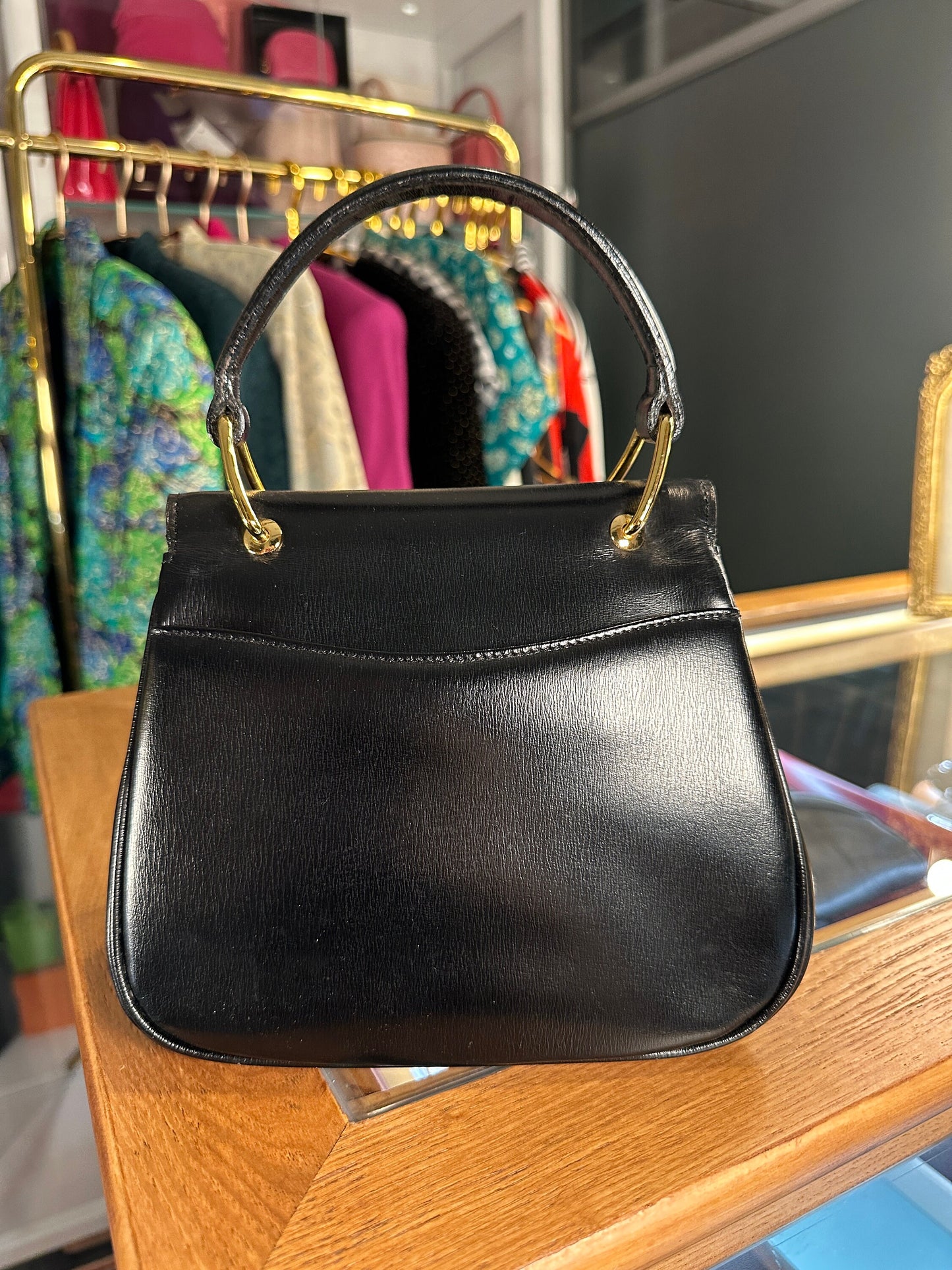 GIVENCHY VINTAGE 100% Authentic GenuineTop Handle Bag, Black, Late 1990's, Great Condition