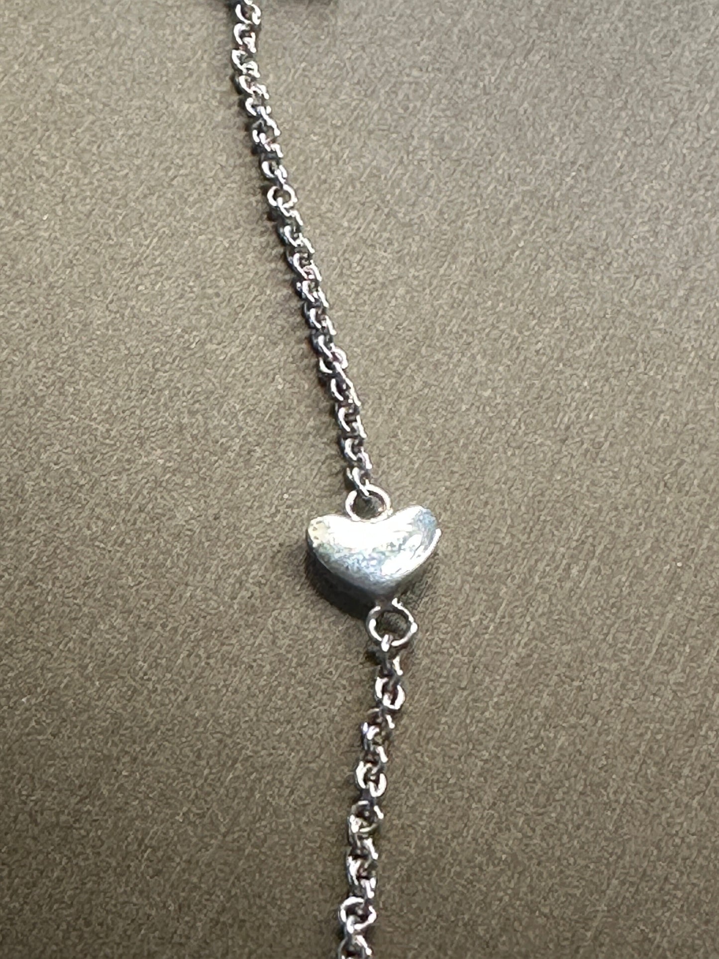TIFFANY VINTAGE 100% Authentic Genuine Heart Necklace, 925 Silver, 1990's, Great Condition