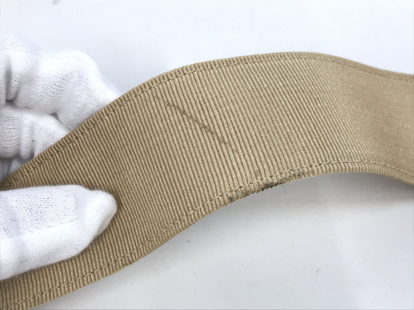 FERRAGAMO VINTAGE, 100% Authentic Genuine Bow Waist Belt, Khaki Beige, Great Condition