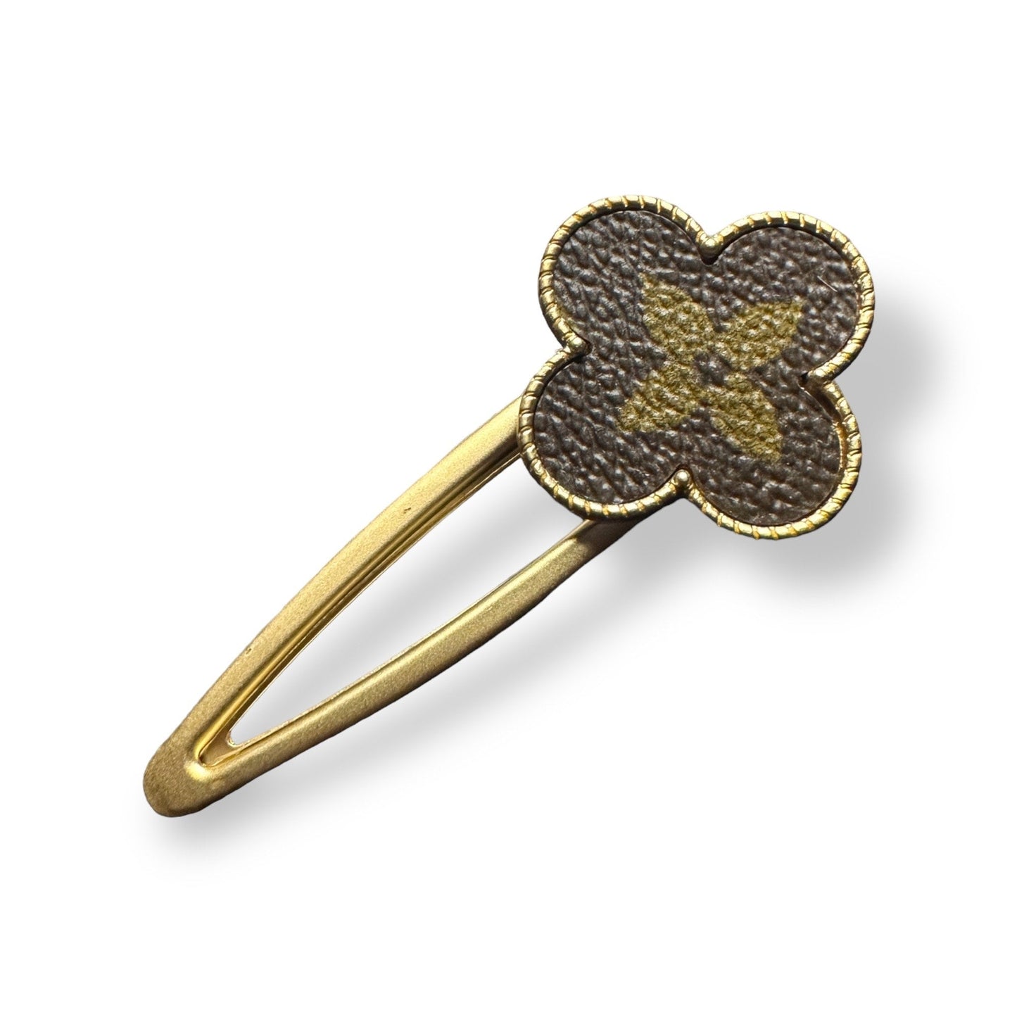 The Perfect gift for LV fan! Hair Clip Made with 100% Authentic Repurposed Vintage LOUIS VUITTON Monogram Canvas