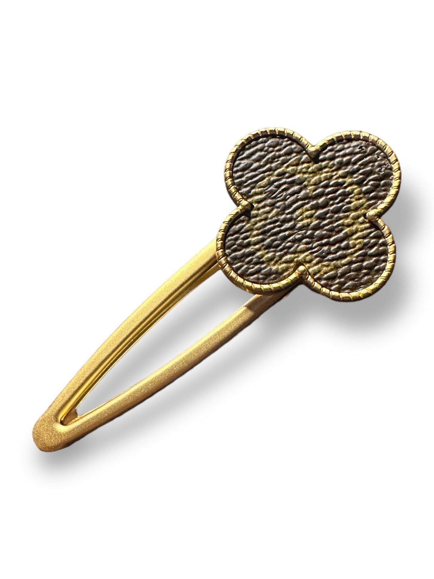 The Perfect gift for LV fan! Hair Clip Made with 100% Authentic Repurposed Vintage LOUIS VUITTON Monogram Canvas