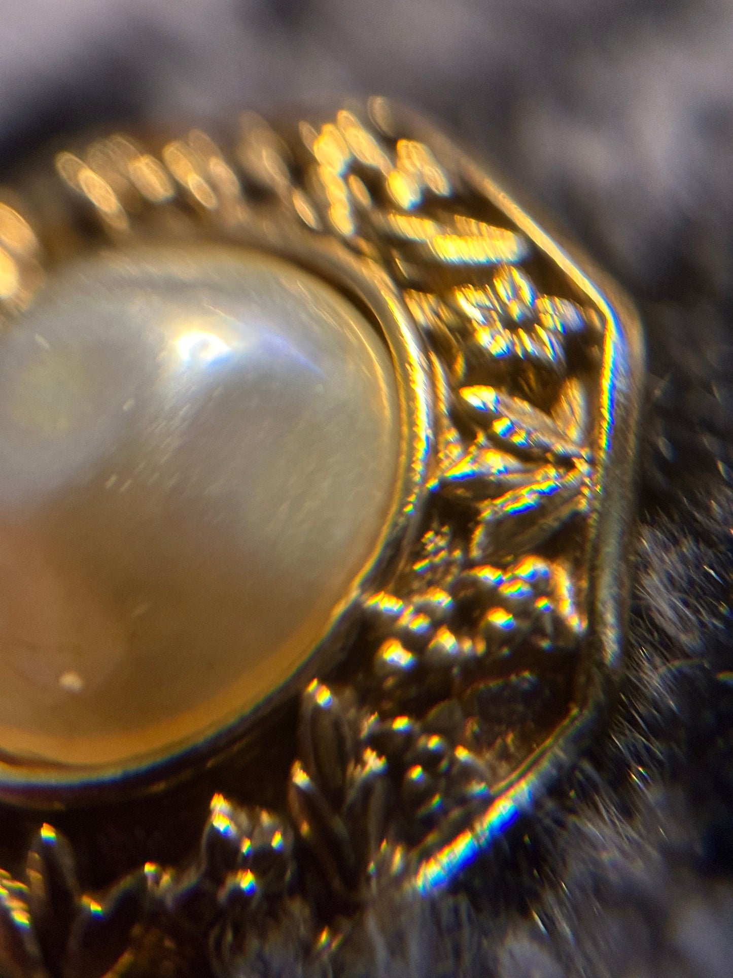 CHANEL VINTAGE 100% Genuine, Faux Pearl Clip On Logo Earrings in Gold, 1990's, Made In France