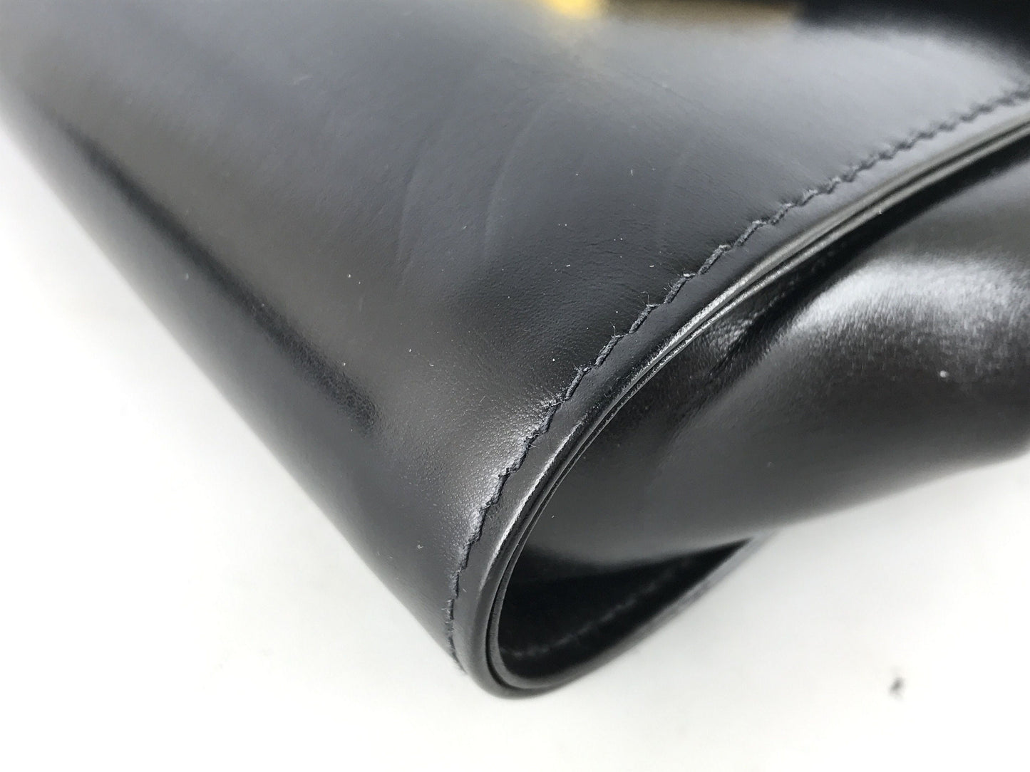GUCCI VINTAGE 100% Authentic Genuine Leather Shoulder Bag, Black, 1980's, Great Condition, Rare