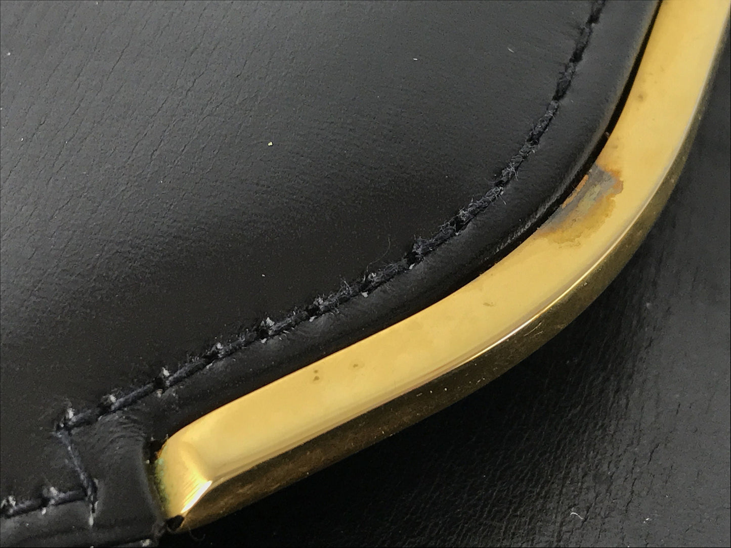 GUCCI VINTAGE 100% Authentic Genuine Leather Shoulder Bag, Black, 1980's, Great Condition, Rare
