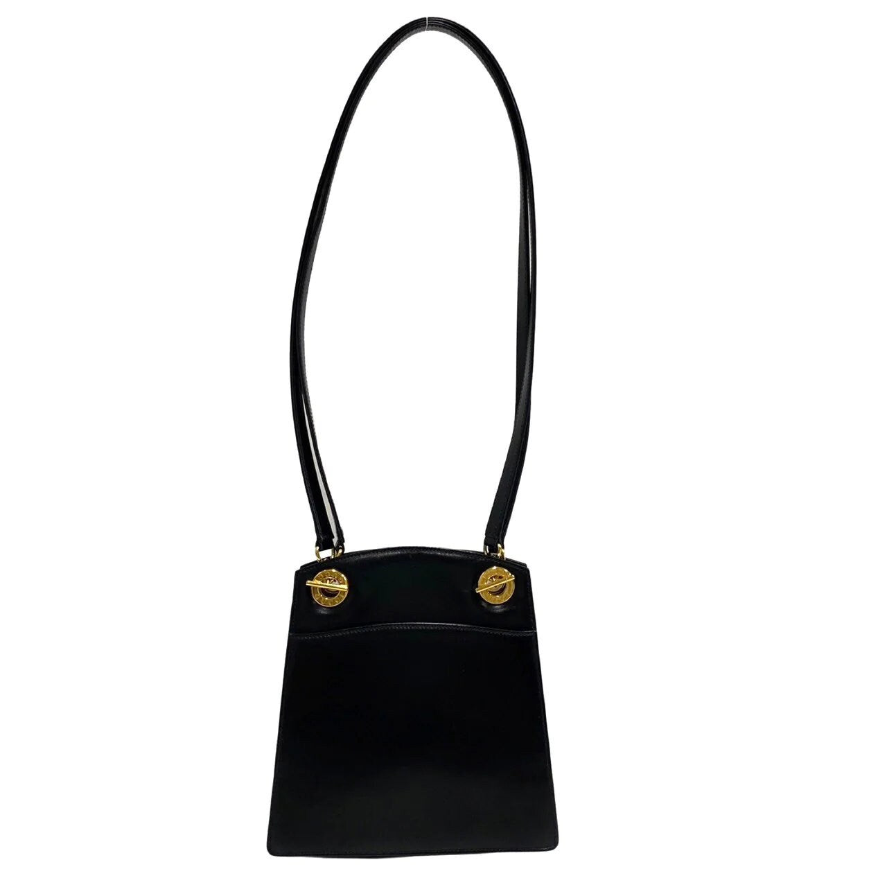 GUCCI VINTAGE 100% Authentic Genuine Leather Shoulder Bag, Black, Y2K, 2000's, Great Condition, Rare