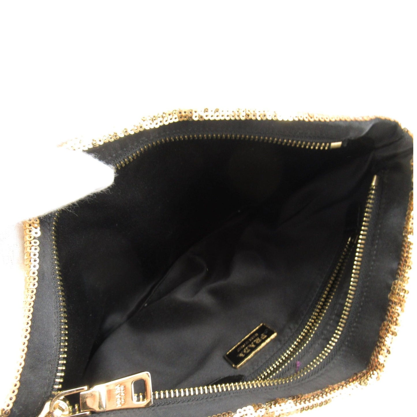 PRADA VINTAGE 100% Authentic Genuine, Tri Colour Sequin Clutch, Red, 2000's, Great Condition