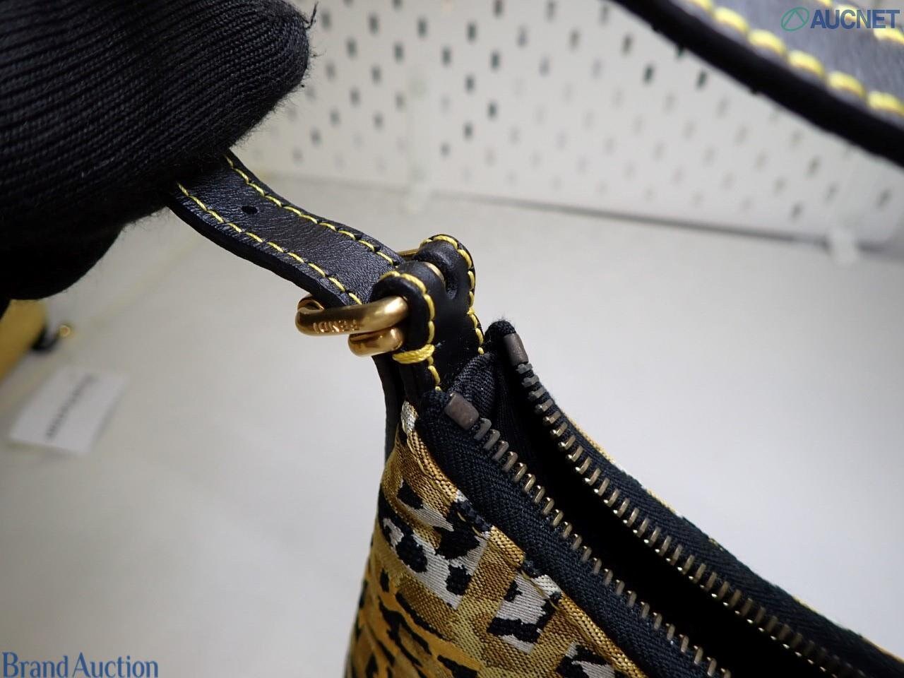 FENDI VINTAGE 100% Authentic Genuine, Top Handle Armpit Handbag Leopard Print w/ Original Dust Bag, 1990's, Great Condition