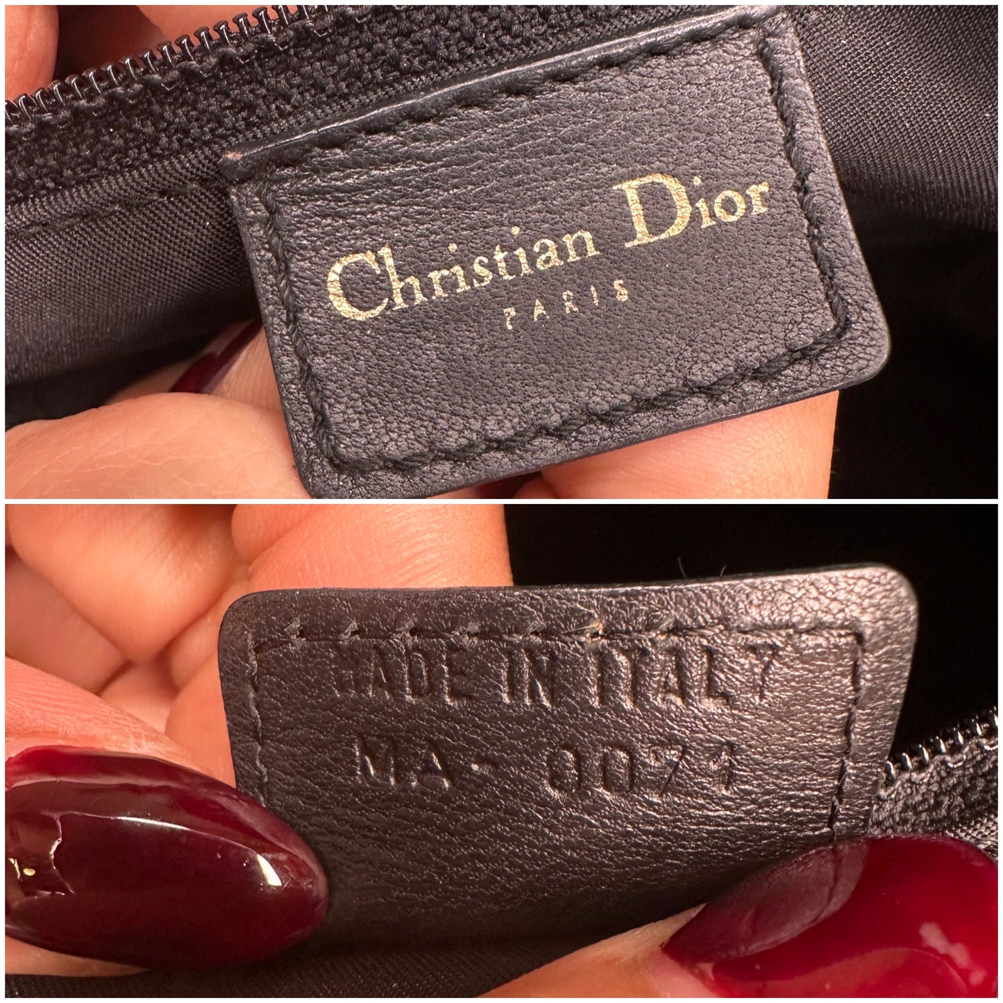 CHRISTIAN DIOR VINTAGE 100% Authentic Genuine Dianna Duffle Bag, Y2K, Patterned Pony + Black , Good Condition, Perfect as Gift