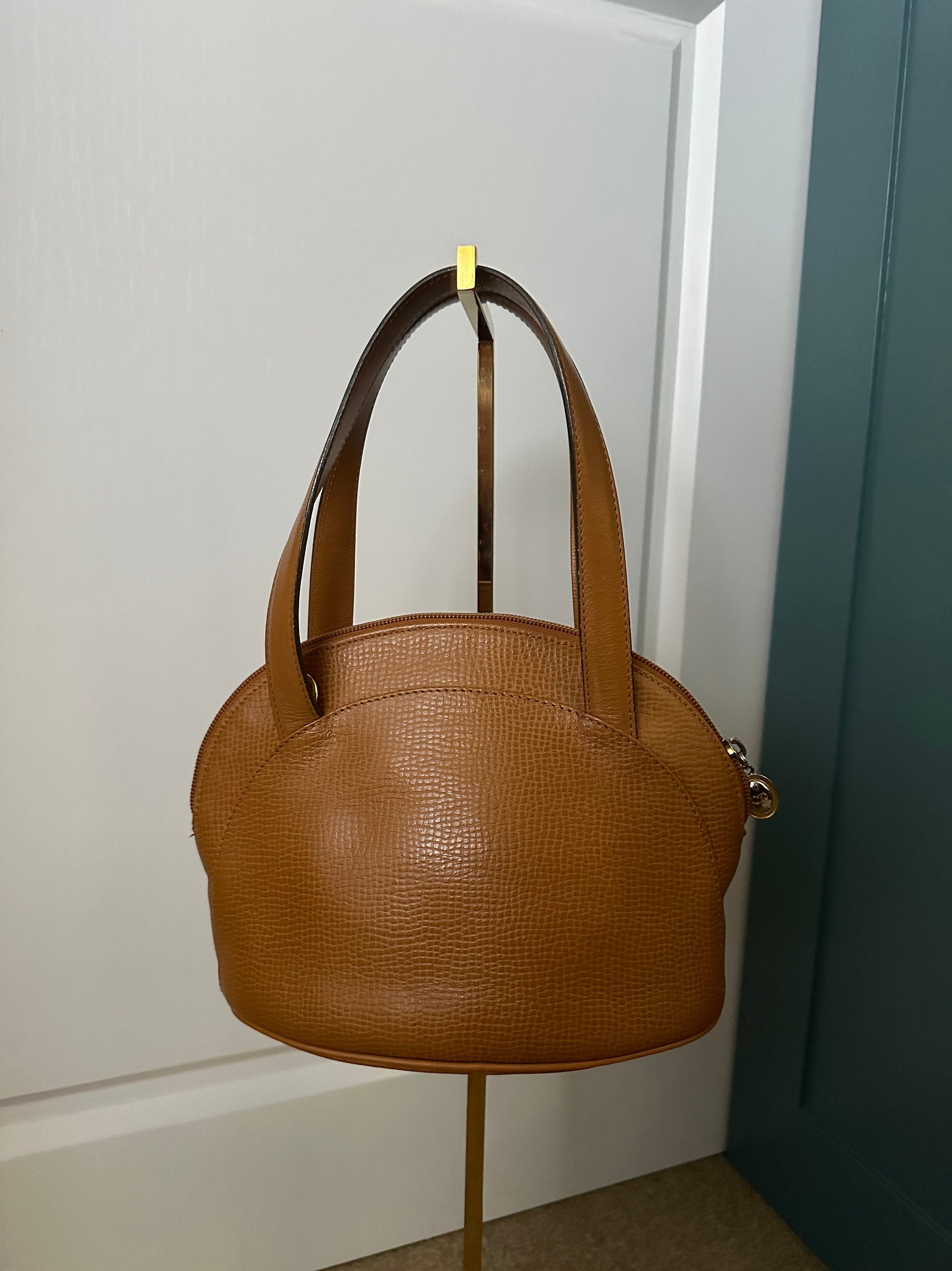 CHRISTIAN DIOR VINTAGE, 100% Authentic Genuine, Leather Hand Bag, Deep Yellow, 2000's, Great Condition, Rare